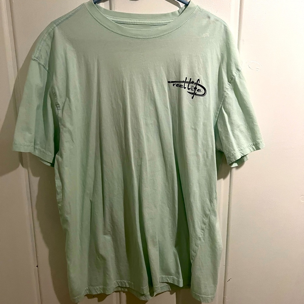 Teal Reel Life Tee